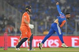 India Enters Super Eight Unbeaten After 17-Run Victory Over Netherlands